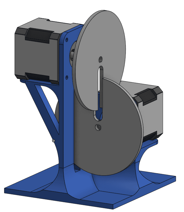 CAD view of the experimental rig, supplied by the rig owner